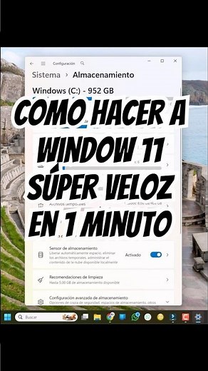 ✅ Speed ​​up your Windows 11 laptop in one minute #compucel