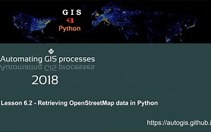 AutoGIS Lesson 6.2 (2018) - 在Python中检索OpenStreetMap数据