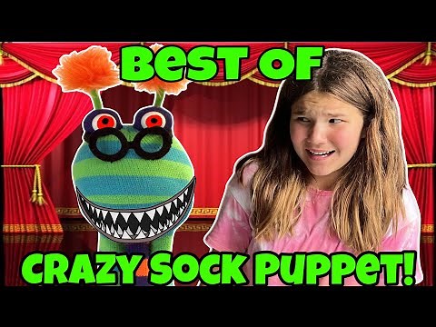 The Best Of The Crazy Sock Puppet! Puppet Controls Her, What's Inside The Sock Puppet