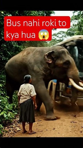 17 Feb 2026 Ka Sabse Funny Twist 😂 | Hathi vs Bus – Lady Shock! #trendingshorts