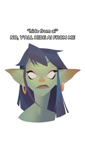 Redby Art. | Online 2D School | GameDev on Instagram: "Ai suck 🐱 #2dart #concept_art #2dartist #speedpaint #gameart"