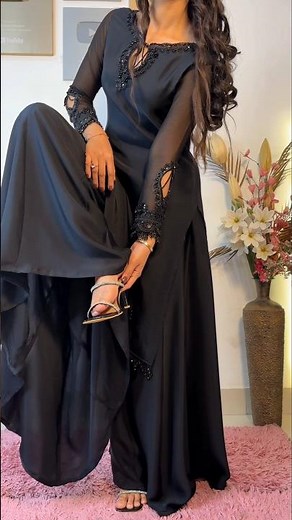 Black over anything ✨outfit grwm #rubydressdesigns #blackoutfit #eidfit