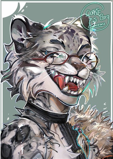 Snow Leopard Speedpaint: Furry Commission Process Revealed