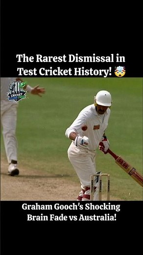 The Rarest Wicket in Cricket History: Graham Gooch 'Handled The Ball' vs Australia 1993