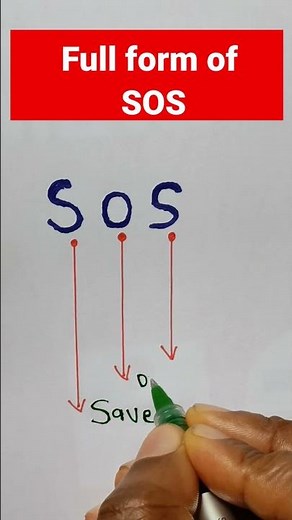 Full form of SOS.#shorts #fullform #sos