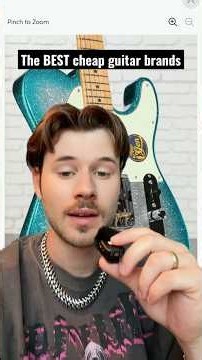 The BEST cheap guitar brands #guitar