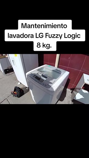 Mantenimiento de Lavadora LG Fuzzy Logic de 8 kg