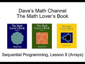 The Math Lover's Book, Section 8.4, Lesson 8: Arrays