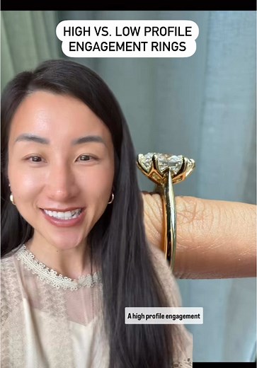 Engagement Ring Styles: High vs Low Profile Explained