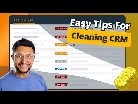 CRM Data Cleanup: 3 Easy Tips to Clean Up Your CRM | OnePageCRM Tutorial