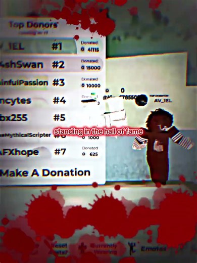 #roblox Hall of fame trend