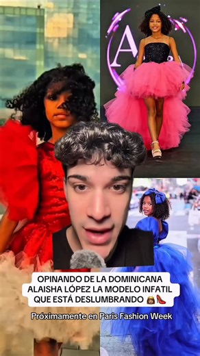 Juanma Castillo on Instagram: "La modelo infantil española con raíces dominicana @alaishagl está DEVORANDO! 😮‍💨 Con tan solo 10 años ya ha estado en la New York Fashion Week y dentro de unos días.. en la Paris Fashion Week 🤯 La futura imagen de @aurora___dresses y por qué no? futura también reina de belleza. ES PRECIOSA 😍👸🏽 •••••• #parisfashionweek2026 #parisfashionweek #auroradresses #moda #fashionshow"