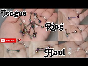 Amazon Tongue Ring Haul | Try On 😛
