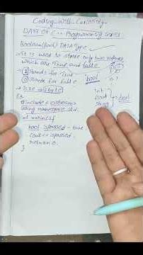 Boolean data Types and how the use of it