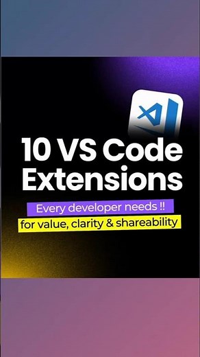 ⚡ Top 10 VS Code Extensions You MUST Use in 2025 | Boost Coding Productivity 🚀