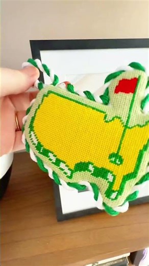 Needlepoint Start to Finish at Home DIY self finish #DIY