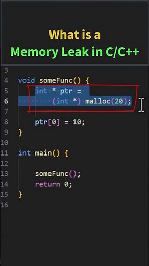 What is Memory Leak in C/C++?#cpp #cprogramming #programming #cplusplus #coding #placement #dsalgo