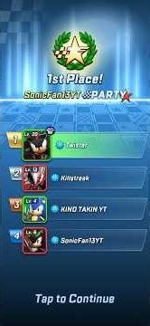Sonic Forces Mobile - Party Match ‪@SonicFan134‬