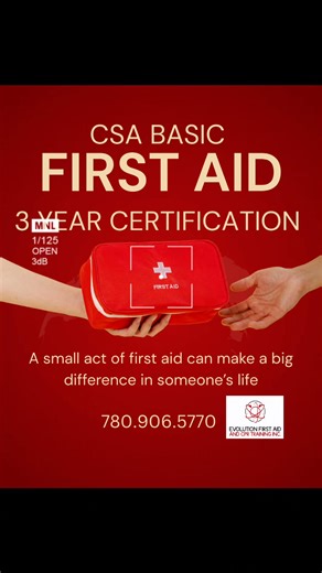 Be Ready When It Matters Most CSA Basic First Aid & CPR teaches...