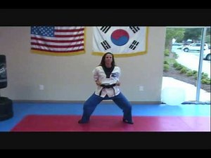 Tae Kwon Do White Belt Form 10 step number 1