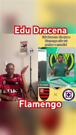 See what he says about the Flamengo vs. Cruz Azul game #football #viralshorts