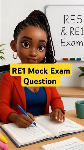 📚Practice question for your RE1 exam 📘NB! All questions are multiple choice
