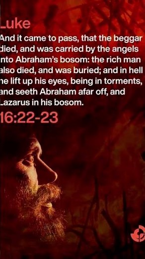 The Rich Man and Lazarus. Luke chapter 16:20-31 KJV#hell #bible #bibleverse, #luke1618 #luke16