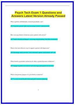 Psych Tech Exam 1 Questions and Answers Latest Version Already Passed767 636x882