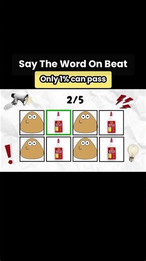 say the word on beat challenge(only 1% can pass).#games #shorts #challenge #trend