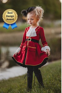 Pirate Costume,pirate Dress,pirate Night,halloween Costume,twirl Dress,washable,carnival,holiday,children 1-8 Years,captain Hook,peter Pan - Etsy