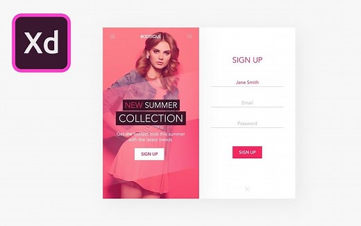 Mobile App UI Design in Adobe XD-- ios app 设计