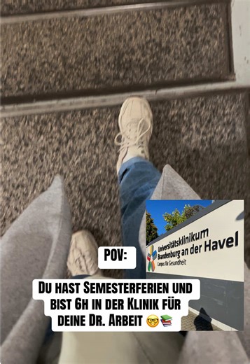 Der Modellstudiengang der MHB unterstützt dich mit deiner Promotion zum Dr. med. 🤓📚🩺 Denn bei uns lernst du das „wissenschaftliche Arbeiten“ schon ab dem 1. Semester. Zudem bereitet dich das 7. Semester mit dem „Wissenschaftspraktikum“ auf eine eventuelle Promotion (Dr. Arbeit) vor - die im Medizinstudum jedoch keine Pflicht ist. 📊🩺 Habt ihr Fragen zum Thema „Modellstudiengang Medizin“, „Dr. Arbeit“ oder andere Themen? Wir beantworten euch gern eure Fragen! 🫶🏻 #mhb #klinik #medizinstudium