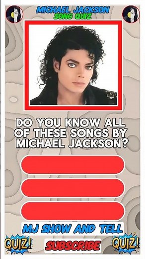 Do You Know These Michael Jackson Songs.? #michaeljackson #shortsfeed