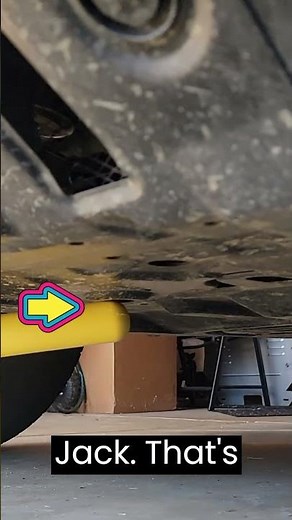 Where to place your jack to lift a 5th gen 4runner! #shorts