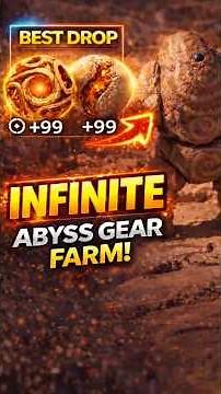 UNLIMITED +99 HOUR ABYSS GEAR FARM 😱 #viralshrotvideo #crimsondesert #shortsvideo