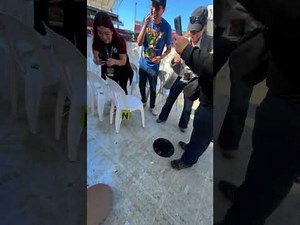 Man drops birthday cake while celebrating with family