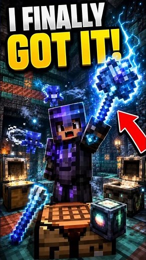 I Finally Crafted Minecraft's Legendary Mace..🤯#minecraft #minecraftshorts#dream #minecraftuniverse