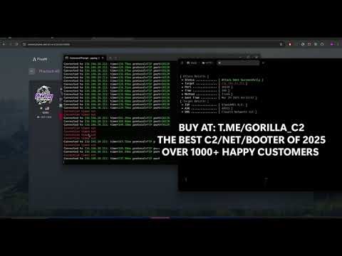 Gorilla C2/BOTNET L4 SHOWCASE | BEST BOTNET | BUY IP STRESS | BUY DDOS | BEST BYPASS | C2 DDOS