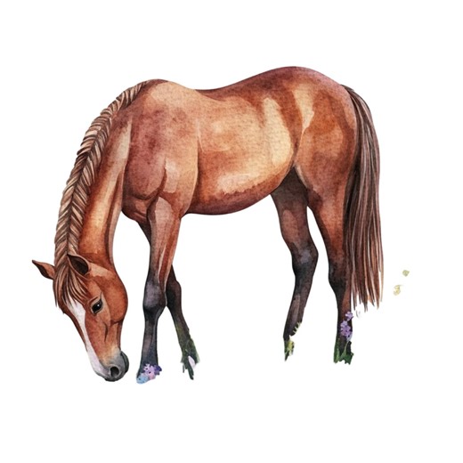 Watercolor Horse Sticker Set 9 X 9 Cm Car Stickers Waterproof Vinyl Laptop Decoration Rider Gift Horse Girl Art - Etsy