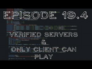 How to code a Minecraft PVP Client: Episode #19.4: Verified servers & 'Only client can play'