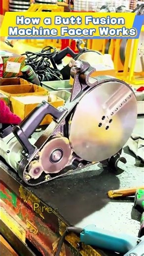 How a Butt Fusion Machine Facer Works | Gear-Driven Precision