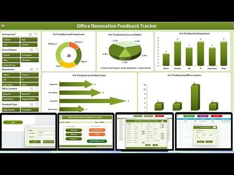 Office Renovation Feedback Tracker in Excel