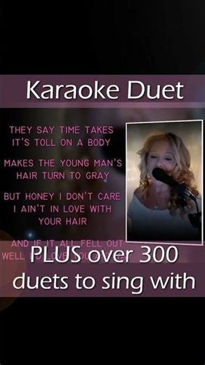 Forever & Ever Amen ~ Duet with Me #femalevoiceonly #karaokeduet