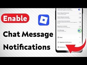How to Enable Chat Message Notifications on Roblox Mobile (Updated)