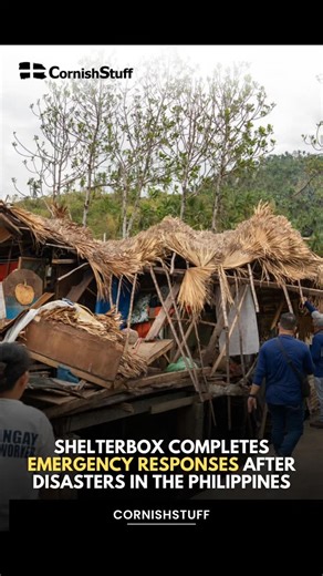 The Cornwall based charity ShelterBox has completed three overlapping emergency responses in the Philippines, supporting thousands of families after a series of powerful typhoons and earthquakes left tens of thousands of people without homes. Read more on CornishStuff.com #Cornwall #CornishStuff | CornishStuff