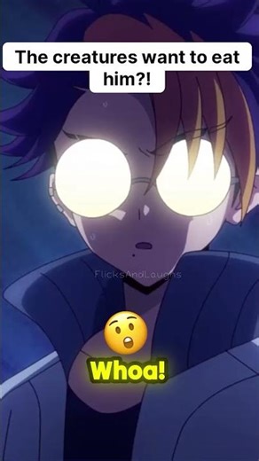 The creatures want to eat him 🐺🐺🐺