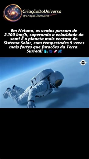 Os ventos de Netuno são mais rápidos que o som! 🌬️💎