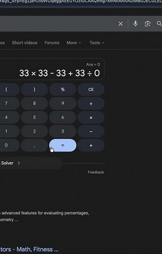 How To Get Infinity On Calculator #infinity #calculator