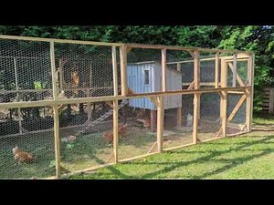 chicken enclosure almost finished