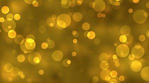 Download Gold Circle Particles Bokeh Light Background for free